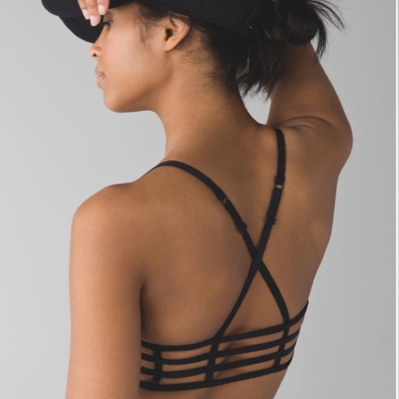 lululemon athletica Other - Lululemon Hot Spell Bra Size 4 Black